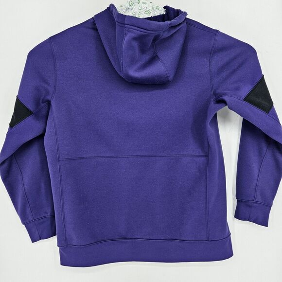 TCU Horned Frogs Hoodie Mens Large Nike Sweatshirt Purple Pullover Dri Fit - Picture 3 of 9